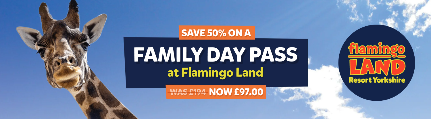 Flamingo Land - 50% off Family Day Pass